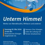 Chorkonzert "Unterm Himmel" @ Markuskirche Erlangen